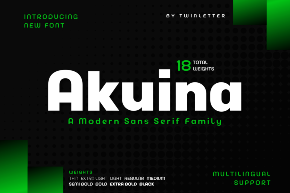 Akuina: A Modern Sans Serif for Clean Editorial Design