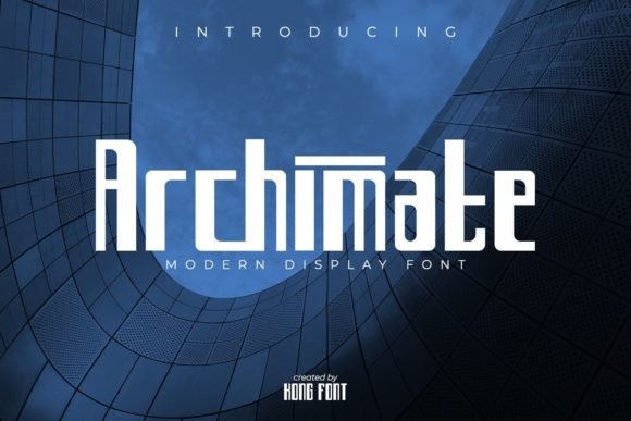 Archimate: A Playful Script Font for Modern Campaigns