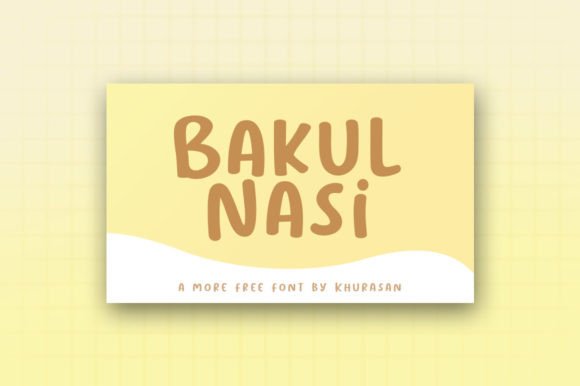 Bakul Nasi: A Modern Typeface for Editorial Elegance