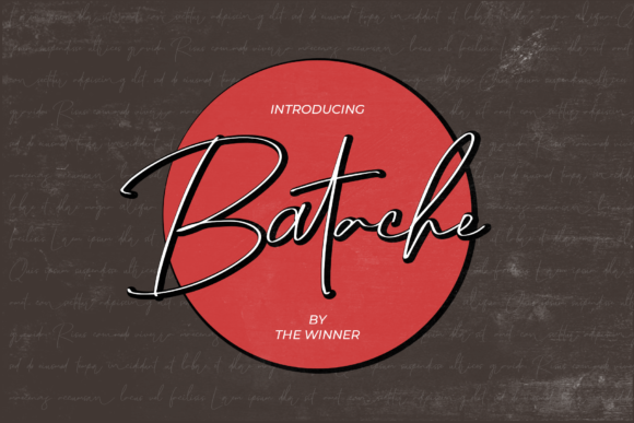 Batache: A Modern Script Font for Polished Branding