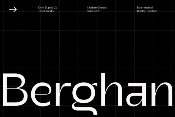 Berghan: A Modern Sans Serif for Bold Branding