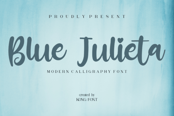 Blue Julieta: A Playful Script Font for Modern Branding