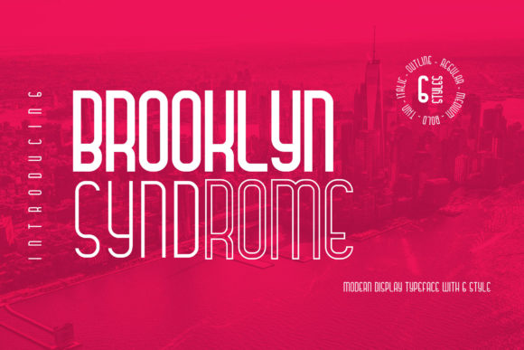 Brooklyn Syndrome: A Modern Display Font for Web Projects