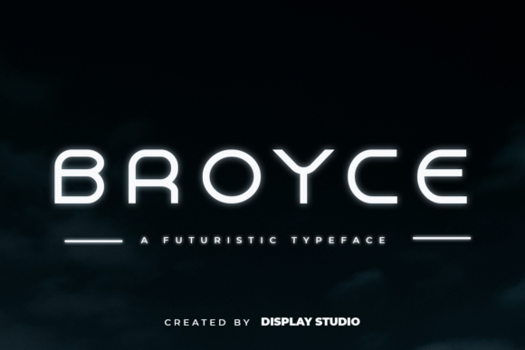 Broyce: A Cool and Neat Display Font for Modern Branding