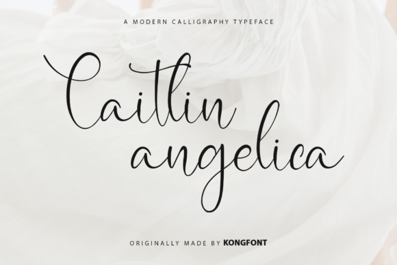 Caitlin Angelica Font for Handmade Creations