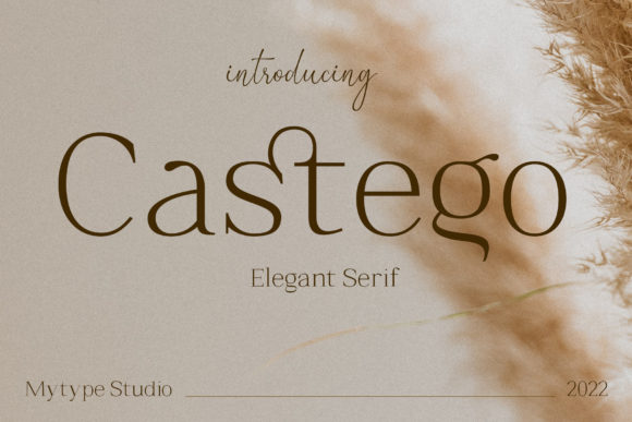 Castego: A Serif Font That Elevates Handmade Creations