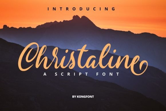 Christaline Font for Handmade Creations