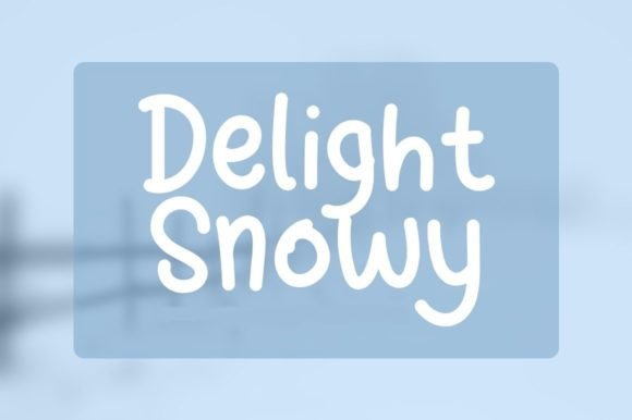 Delight Snow: A Playful Font for Eye-Catching Campaigns