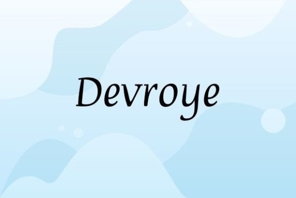 Devroye: A Modern Serif Font for Campaign Creativity