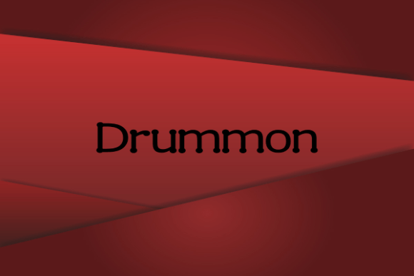 Drummon: A Versatile Display Font for Modern Design