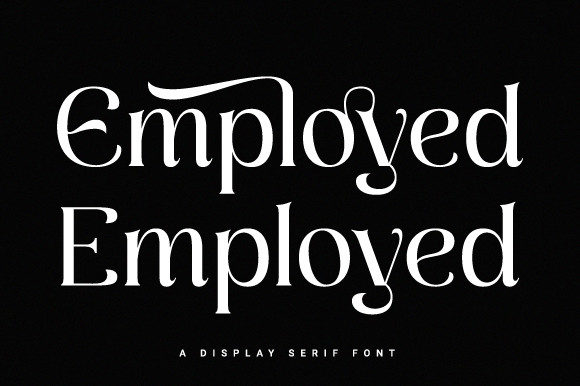 Employed: A Serif Font That Elevates Branding Projects