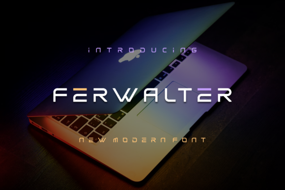 Ferwalter: A Modern Display Font for Craft Creations