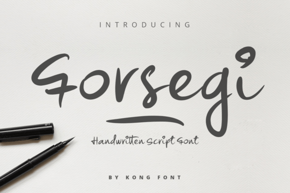 Forsegi: A Playful Script Font for Creative Branding