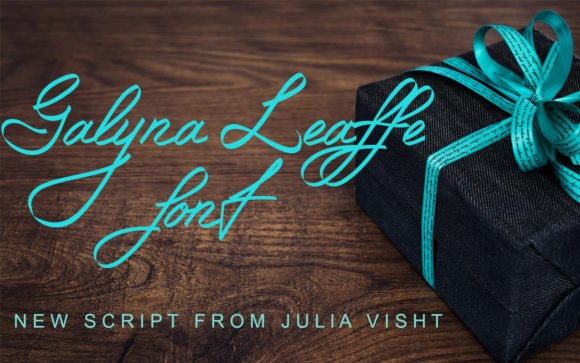Galyna Leaffe: A Modern Script Font for Polished Branding