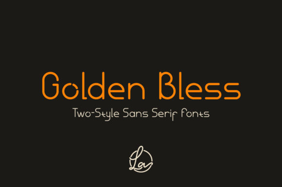 Golden Bless: A Modern Sans Serif Font for Digital Design