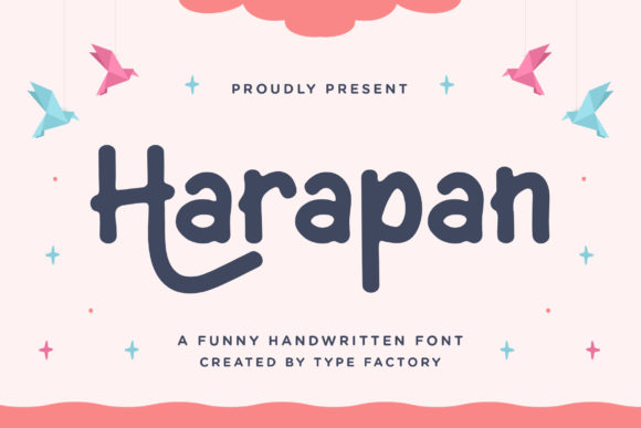 Harapan: A Playful Font for Creative Branding