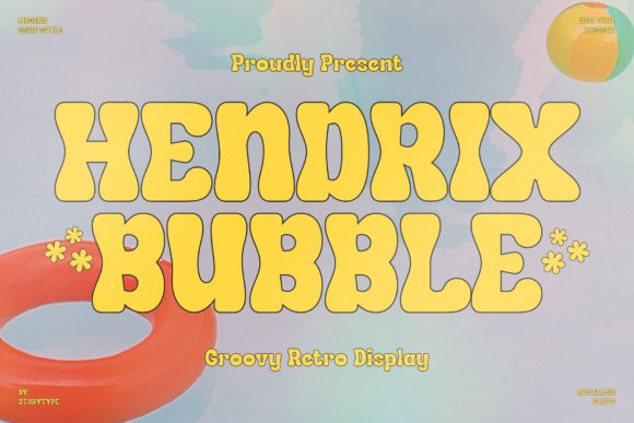Hendrix Bubble Font for Handmade Creations