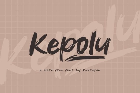 Kepolu: A Modern Handwritten Font for Web Design