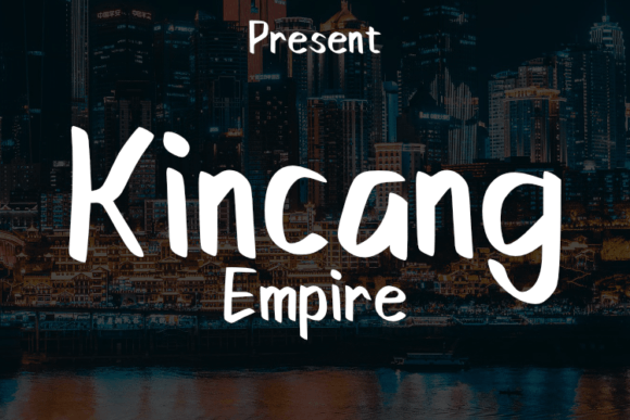 Kincang Empire: A Modern Script Font for Branding Projects