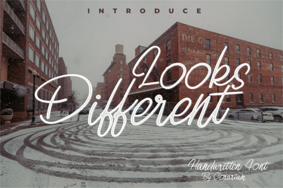 Looks Different: A Modern Handwritten Font for Campaign Creativity