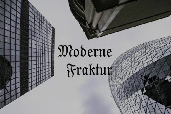 Moderne Fraktur: A Modern Blackletter Font for Bold Campaigns
