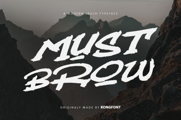 Must Brow Font for Modern Web Design