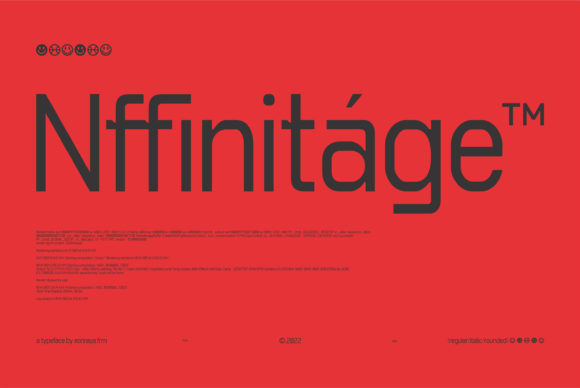 Nffinitage: A Modern Sans Serif Font for Digital Design