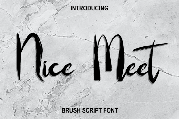 Nice Meet: A Handwritten Font for Modern Editorial Design