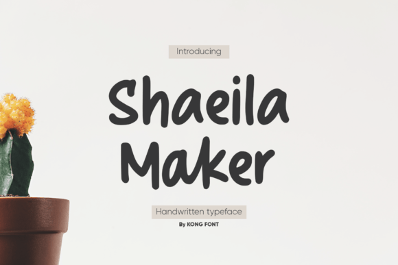 Shaeila Maker Font for Handmade Projects
