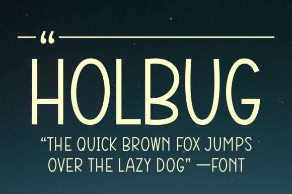 Testing Holbug: A Minimalist Sans Serif for Modern Web Design