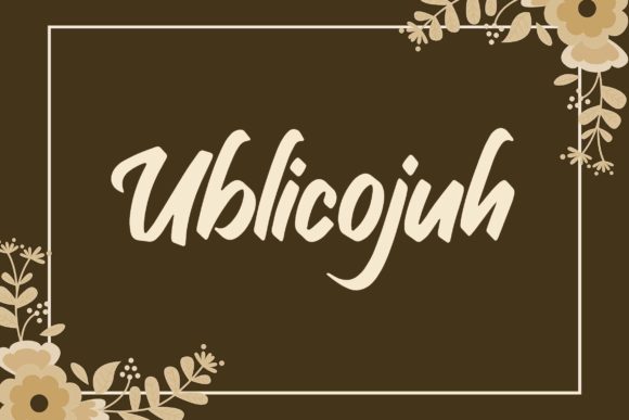 Ublicojuh: A Playful Script Font for Modern Campaigns