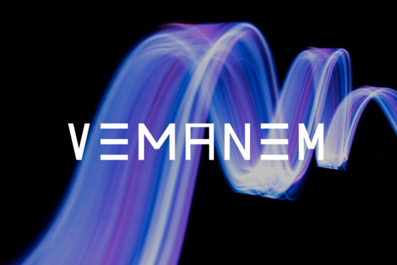Vemanem: A Modern Display Font for Bold Branding