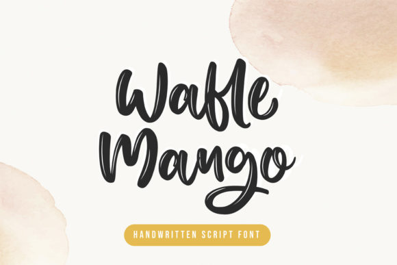 Wafle Mango: A Modern Handwritten Font for Digital Creatives