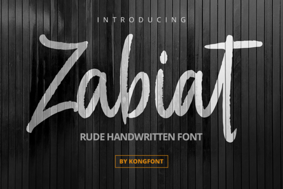 Zabiat: A Playful Script Font for Creative Branding